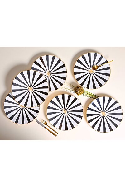 Porland Palms Düz Tabak 28cm - 6 kişilik