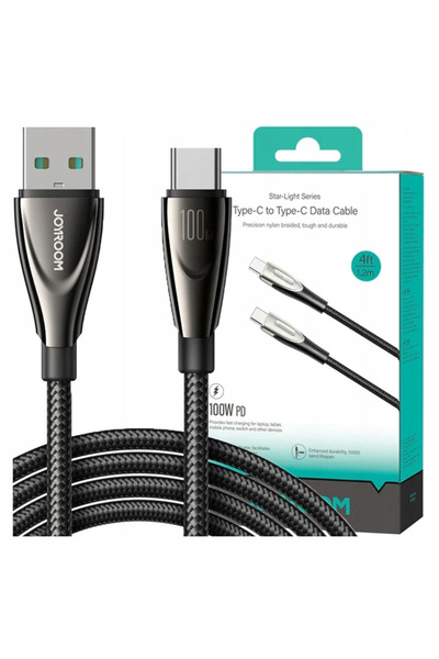 Joyroom Pioneer 100W Cablu USB la USB-C SA31-AC6 1.2M pentru telefoane și lap...