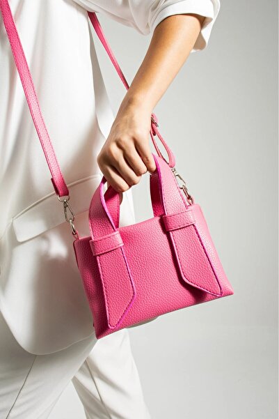 MAC&MOS Women's orange clutch and shoulder bag