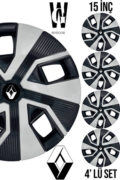 Whigor Jant Kapağı 15 İnç Universal Renault Clio Symbol Megane Taliant Kangoo...