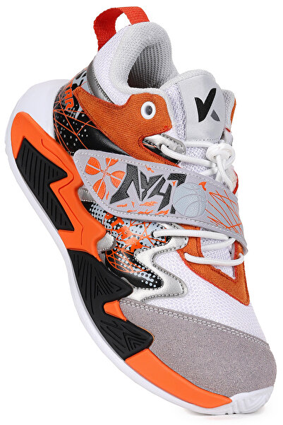 Kiko Kids Luka Velcro Basketball Mesh Boys' Sports Shoes