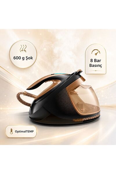 Philips Buhar Kazanlı Ütü T-ionic Glide Taban | 8 Bar, 2700 W, 600 g Şok Buha...