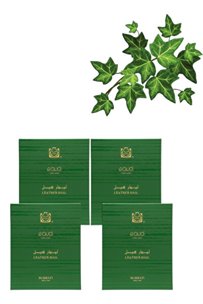 Surrati 4 قطع من البخور الجلدي الفاخر