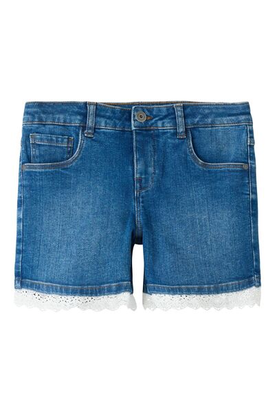 TWO SOON Jeansshorts Slim Fit Spitzen