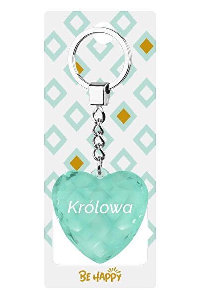 Be-Happy Gifts Breloc inima pastel multicolor 4.4x10.1cm