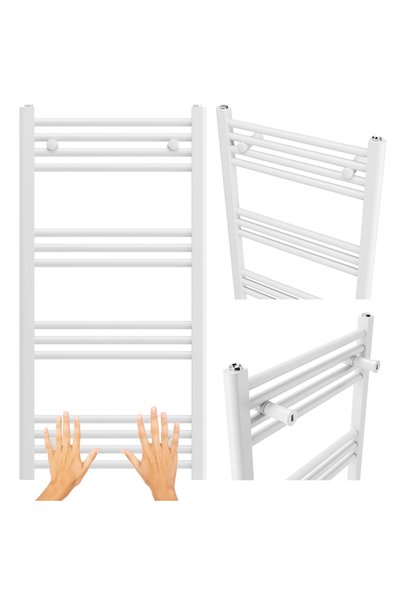 Granitan Radiator baie RAVEN, Electric, 372W, 110x40cm, Otel, Alb