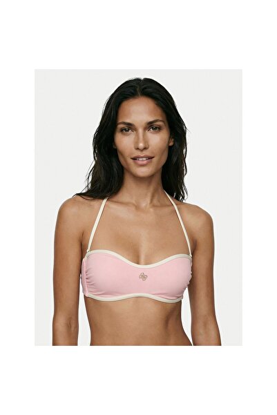 Guess Top de bikini pentru femei E6GJ31MC04R Roz