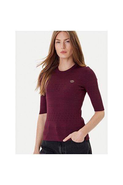 TWINSET Pulover de damă 252TP3240 Bordeaux