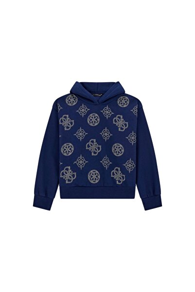 Guess Bluză de fată J5BQ09KCKF2 Bleumarin