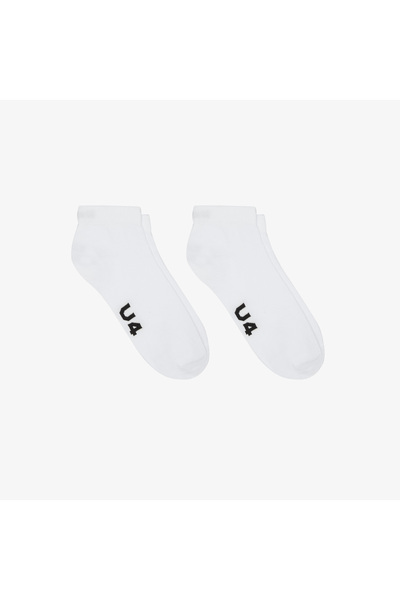 United United4 Classic Unisex White 2-Piece Socks