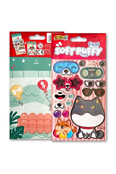 Penmate Autocolante puffy Penmate, stickere 3D cu fundal pentru felicitare, m...