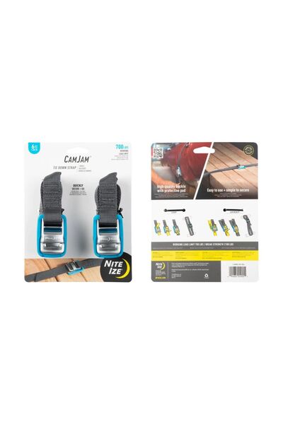 Nite Ize Σφιγκτήρας CamJam Tie Down Webbing Strap 2-Pack (NI CJWR6-09-2R6)