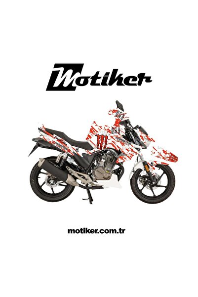 Motiker Mondial Drift Monster Turuncu Parçalı Kaplama Modeli