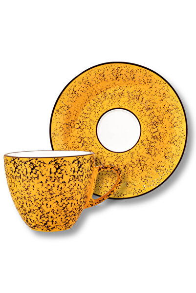 WILMAX ENGLAND Cească espresso porțelan Colorboom, Galben, 75 ml, Wilmax