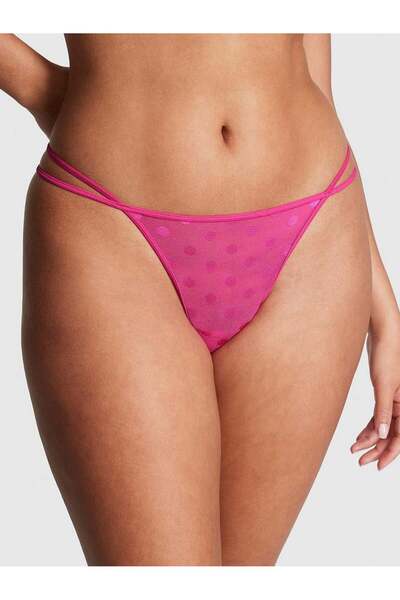 PINK Dantel Detaylı Tanga Külot