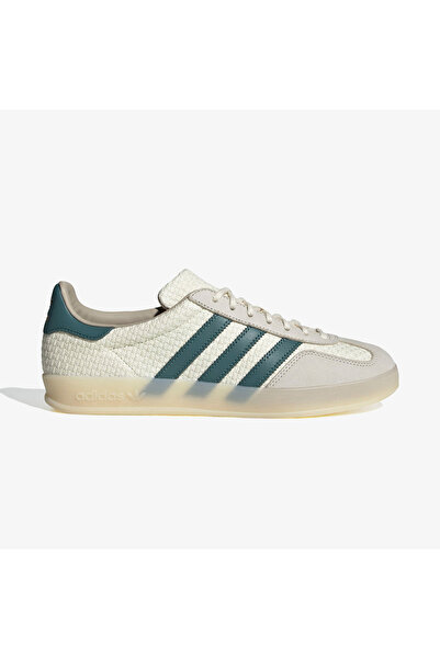adidas Gazelle Indoor Erkek Beyaz/Yeşil Spor Ayakkabı