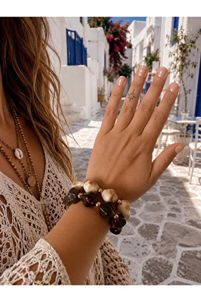 GMN COLLECTION YENİ SEZON YENİ SERİ SUMMER FASHİON 2Lİ SETLİ RENKLİ GOLD DETA...