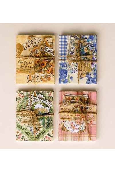 Gift Moda Vintage Scrapbook Starter Decorative Paper Set