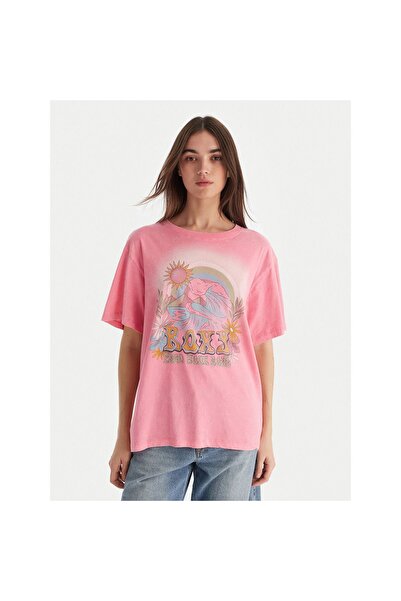 Roxy Γυναικείο T-Shirt ERJZT06022-MLB0 Ροζ