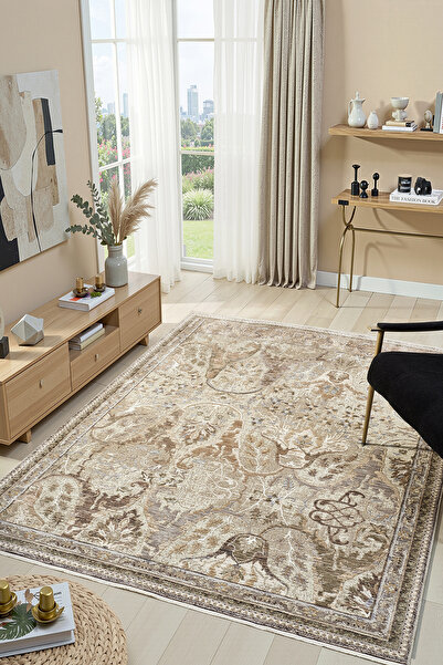 Evistan Home Monde Koleksiyonu Eskitme Desenli Salon Ve Oda Halısı