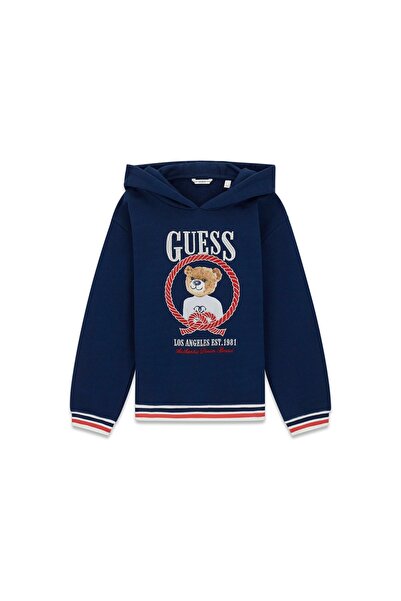 Guess Bluză de fete J6RQ05KAD74 Bleumarin
