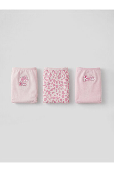 LC Waikiki Peak New Season Barbie Patterned Girls' Panties 3-Piece Set