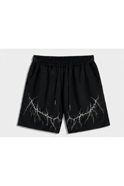 bellanova Pantaloni scurți de vară unisex, supradimensionați, cu croială conf...