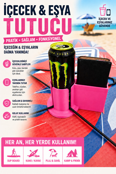 Formera Sup - Paddle Board Telefon ve Bardak tutucu Aksesuar