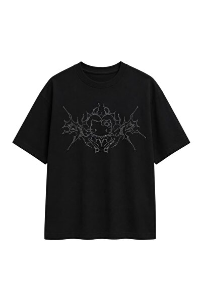 zaee Hello Kitty Tribal Stone Oversize T-Shirt
