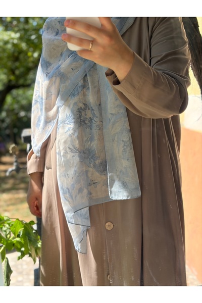Mehru Scarfs Floral Pattern Soft - Yellow Shawl – Non-Slip Texture – Summer/Winter – 75X185