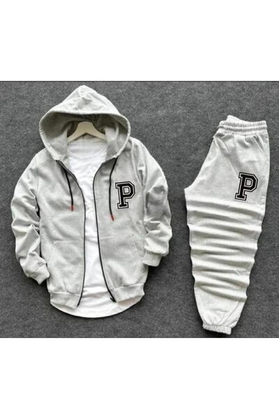 Boi EL-SI New Season Winter Grey Color Jachetă cu fermoar Jachetă cu glugă im...