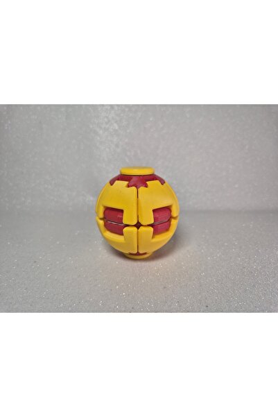 Mayex3d BASINCA DÖNEN TOP - SARI KIRMIZI