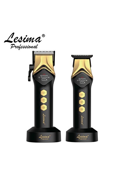 Lesima Profesyonel Saç Sakal Set Tıraş Makinesi 9000 RPM- 8000 RPM