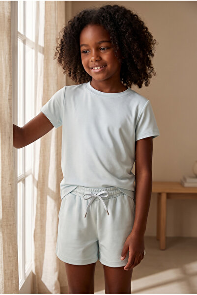 Katia&Bony Girl's Basic Modal T-Shirt Green