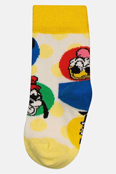 Happy Socks زوج واحد من جوارب ديزني للأطفال الصغار، متعددة الألوان