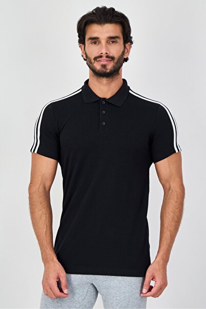 Puma Men Sportswear Fit Short Sleeve Outdoor Polo Shirt, Black
