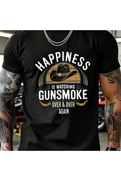 LİNA06 Green Hat Day Thanksgiving Easter Gift Happiness Is Watching Gunsmoke ...