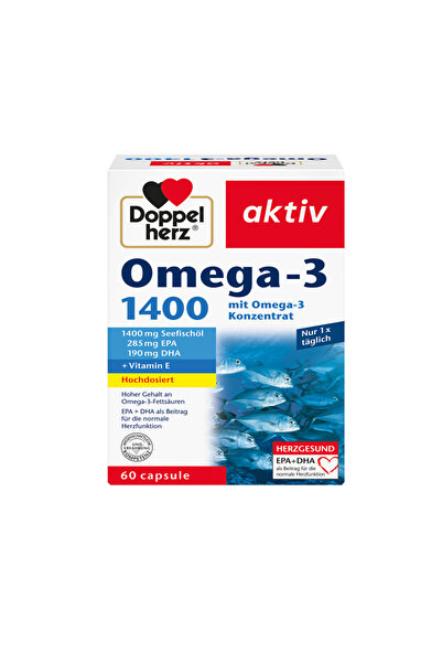 doppel herz Omega 3 Aktiv 1400mg 60cps