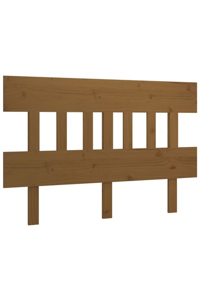 vidaxl Tăblie de pat, maro miere, 183,5x3x81 cm, lemn masiv de pin