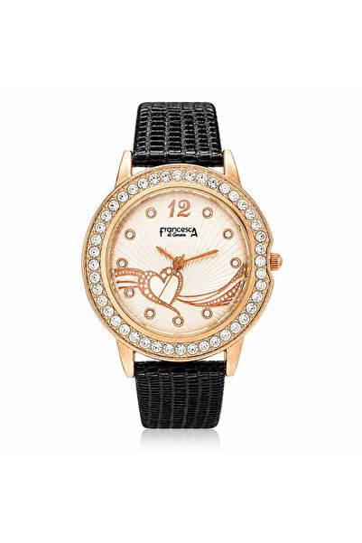 Watch Ceas de dama, Francesca di Geneva, Negru, FF481