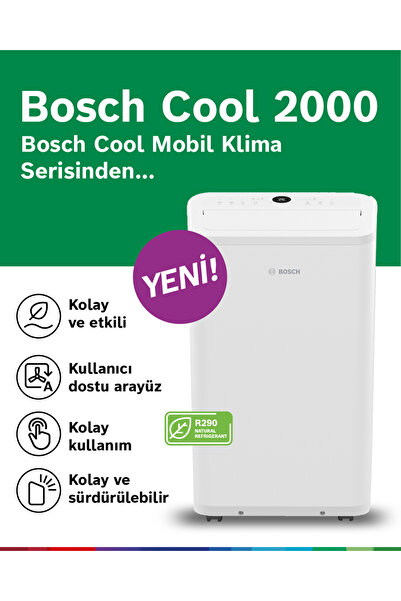 Bosch Cool2000 Portatif Mobil Klima 9000btu