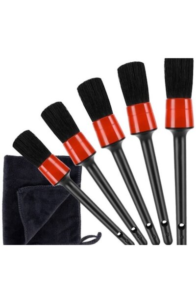 varioshop Set de 5 perii profesionale pentru detailing VarioShop ® pentru cur...