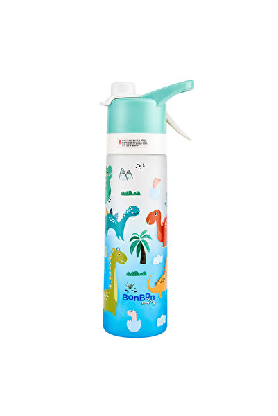 BONBON - Tritan Water Bottle With Cooling Spray - Dinos - 650 ml