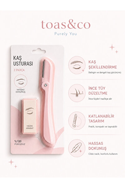 toas&co Açılır Kapanır Kaş ve Yüz Usturası – Yedek Aparatlı