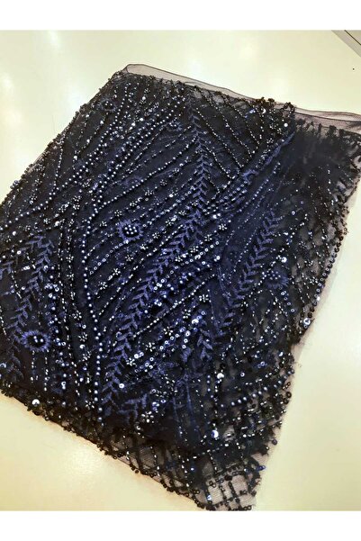 Safir Kumaş Kesip Aplik yada Motif Çıkarmalık Top Sonu Dantel 55 cm
