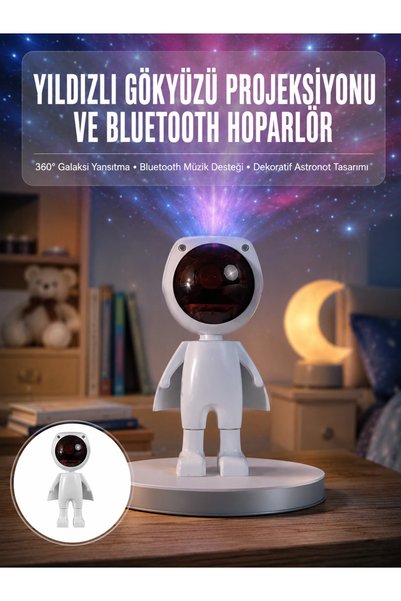 shopwave Sunset Lamp Light Background Projector Cute Astronaut Saving Energy ...