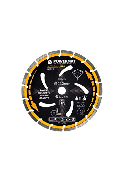 Powermat Disc diamantat segmentat PM-TDCS-2302T, 230 mm, PM1496
