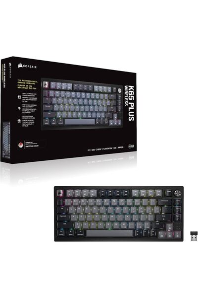 Corsair K65 PLUS WIRELESS Gamming Keyboard – Premium Performance 75%