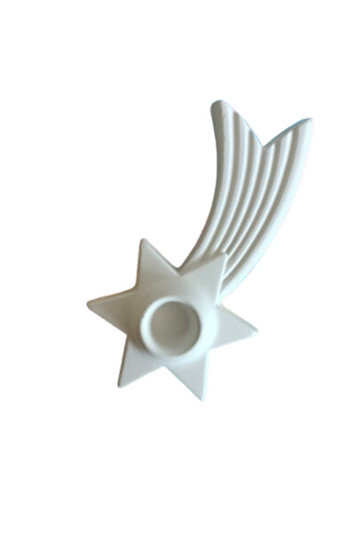OEM Figurine din ipsos Suport lumânare în formă de stea căzătoare 15cm