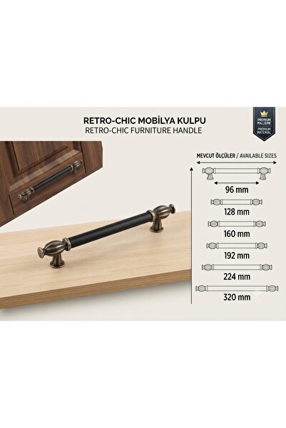 Arion Mâner de dulap DORUK Mobilya 96 mm - 128 mm - 160 mm - 192 mm - 224 mm ...